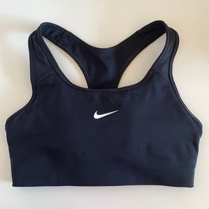 Black Swoosh Dri-FIT Sports Bra